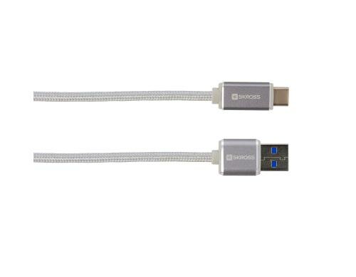 SKROSS Chargen Sync USB Type-C Steel Line, für USB Type-C