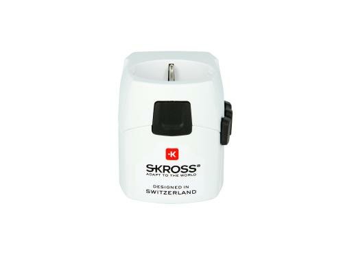 SKROSS PRO Light USB ohne CH/I 2+3 polige Geräte, SchuKo Steckdose