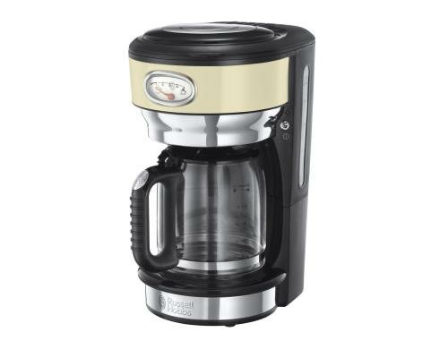 Russell Hobbs Retro Kaffeemaschine 21702-56 cream, Glas