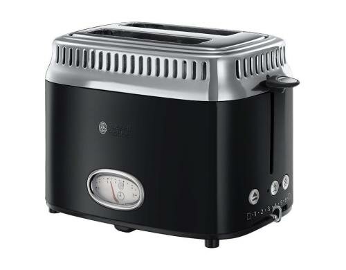 Russell Hobbs Retro Toaster 21681-56 schwarz, 2-Schlitz