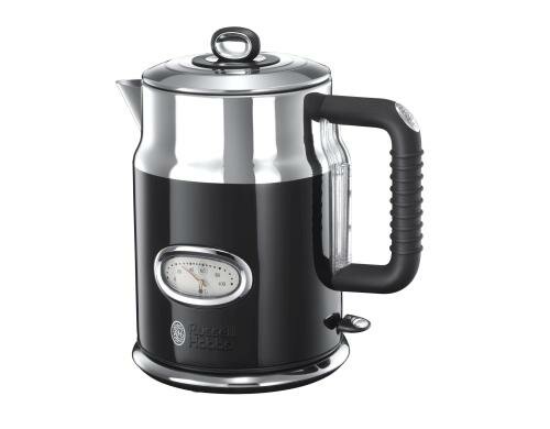 Russell Hobbs Retro Wasserkocher 21671-70 schwarz, 1.7 Liter