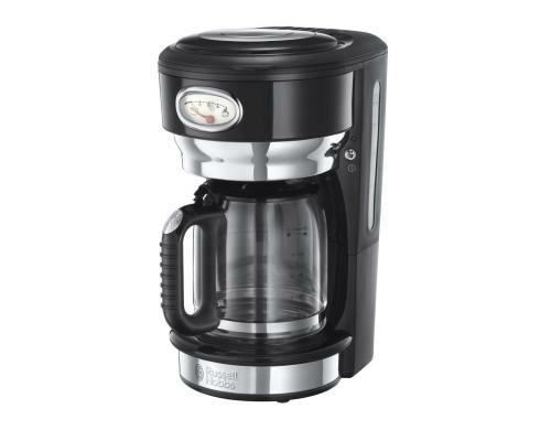 Russell Hobbs Retro Kaffeemaschine 21701-56 schwarz, Glas