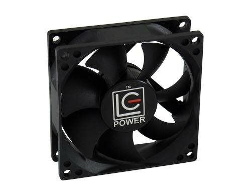 Gehäuselüfter LC-Power LC-CF-80 80x80x25mm, 12V, max. 25.1 dBA