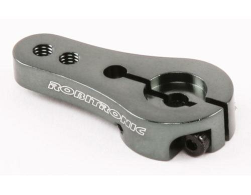 Robitronic Servo Arm Alu 25Z kurz Grau