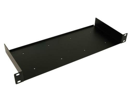 HQ POWER MICWRM1 1HE, schwarz Rackwanne für Mikrofonsysteme 19 Rack