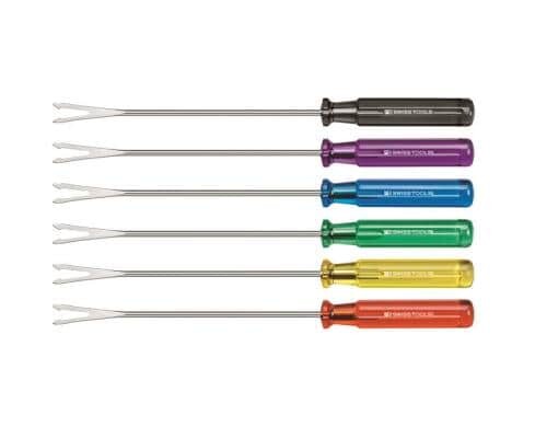 PB Swiss Tools Fleischfonduegabeln Set Packung à 6 Stück, farbig