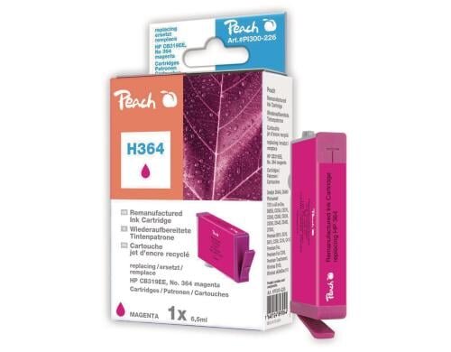 Peach Tinte HP CB319EE, No. 364 magenta 6.2ml 525 Seiten