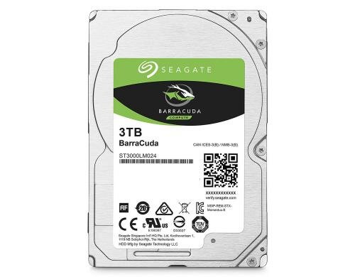 Seagate BarraCuda 3TB 2.5 5400rpm, 128MB Cache, SATA 6GB/s, 2.5