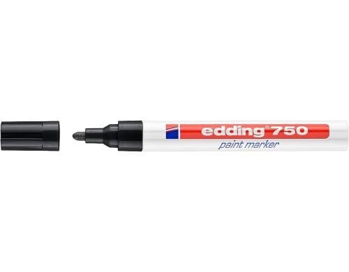 Edding Lackmarker 750 paint marker schwarz Inhalt: 1 Stk., mit Rundspitze,