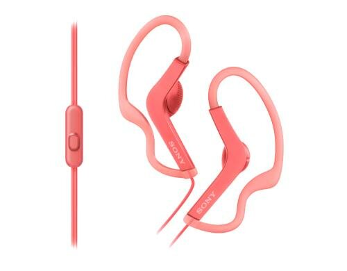 Sony Kopfhörer MDRAS210APP, pink Sport Kopfhörer mit Remote