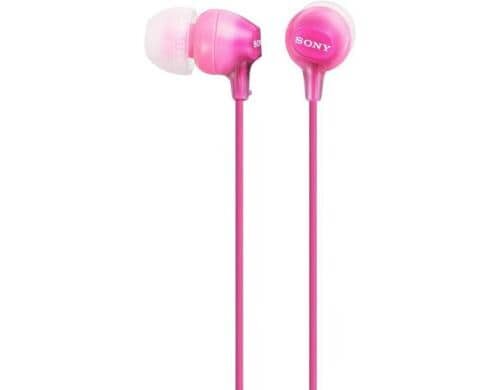 Sony Kopfhörer MDREX15LPPI, pink In-Ear, 3 Ohrpolster Grössen