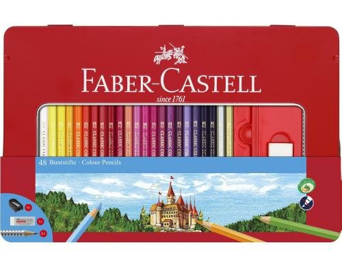 FABER-CASTELL Classic Colours Geschenkbox 48 Stifte