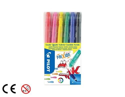 Pilot FriXion Fasermaler Colors 6er Etui