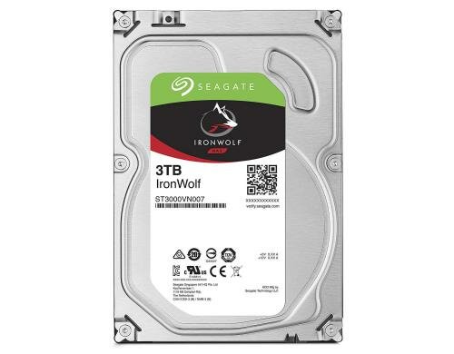 Seagate IRONWOLF 3TB 3.5 5900rpm, 64MB Cache, 24x7, SATA 6GB/s