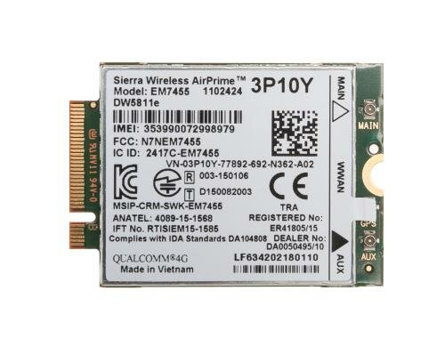 Dell WWAN Mobile Broadband Modul DW5811E LTE/HSPA+ zu Dell Latitude+Precision