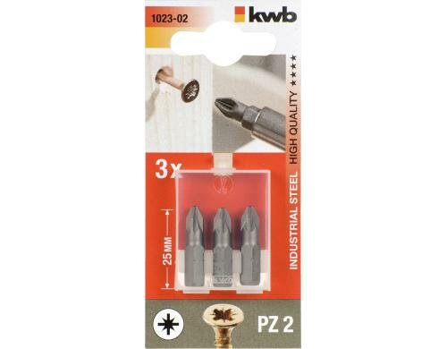 Standard Schraubendreher-Bit 3X Pz 2