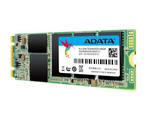 SSD Adata Flash SU800 3D, 256GB, M.2.2280 SATA3, lesen 560, schreiben 520
