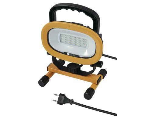 STEFFEN LED Strahler Worklight 21W 1650lm 6500K, IP54, gelb, 1.8m Kabel