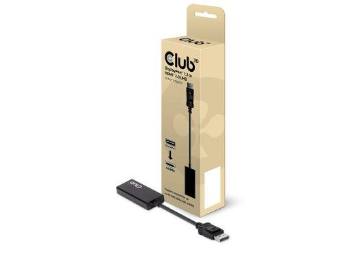 Club 3D, Adapterkabel DP 1.2 auf HDMI 2.0 L= 150 mm