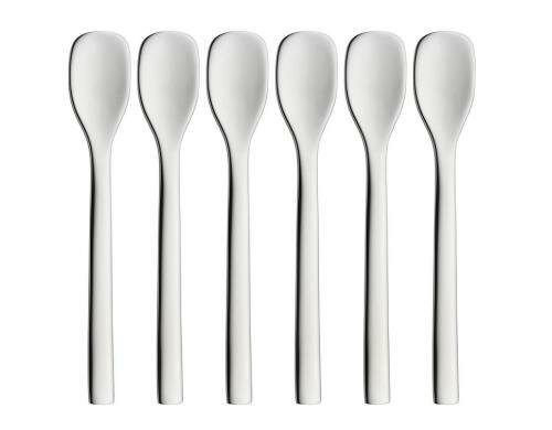 WMF Espressopaddel 6er Set NUOVA Cromargan Edelstahl Rostfrei 18/10, 10 cm