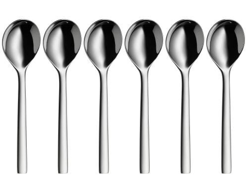 WMF Suppenlöffel 6er Set NUOVA Cromargan Edelstahl Rostfrei 18/10, 17cm