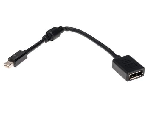 Monitoradapter Mini-Displayport zu DP 3840 x 2160 @ 60 Hz, schwarz