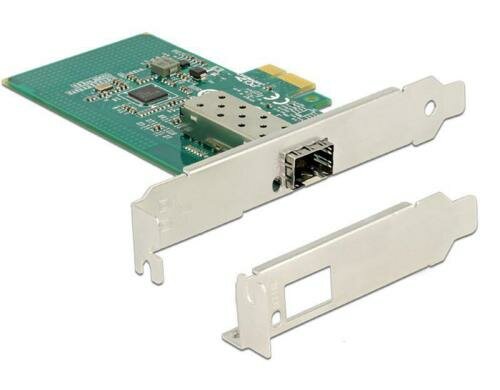 Delock PCI-Express-x4 Netzwerkkarte SFP 1000Mbps SFP Port, Intel i210 Chipsatz