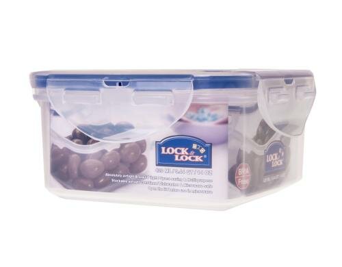 Lock & Lock Vorratsdose quadratisch 0.42l B: 12.1cm H: 6cm