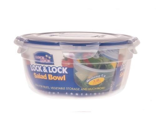 Lock & Lock Salatschüssel mit Deckel 3.4l Ø 24cm