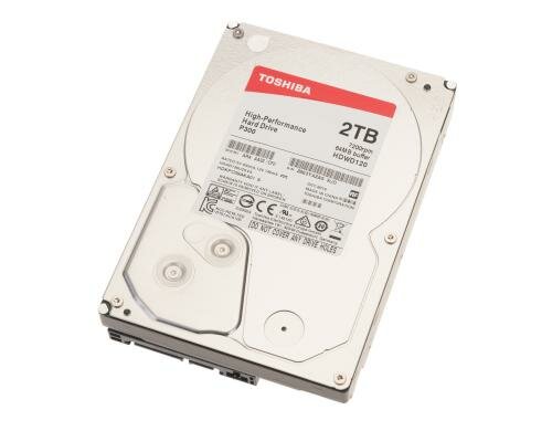 HD Toshiba P300, 2TB, SATA-III 7200rpm, 64MB Cache, OEM