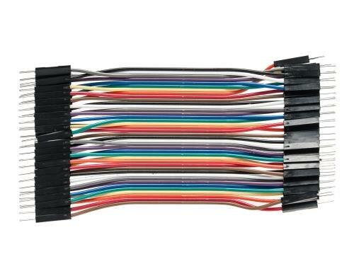 Adafruit Jumperset 40 Stück, 7.5cm verschiedenfarbig, Stecker-Stecker