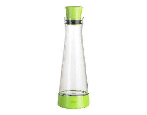 Emsa Flow Slim Friends Kühlkaraffe hellgrün 1 Liter, mit Kühlstation