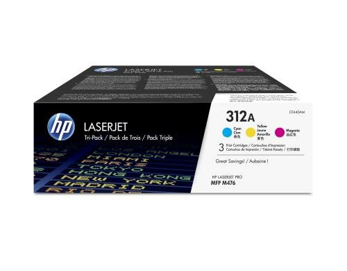 HP Toner 312A - CMY 3er-Pack (CF440AM) Seitenkapazität 3x ~ 2700 Seiten