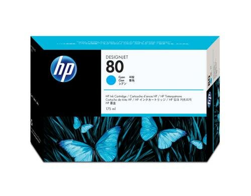 HP Tinte Nr. 80 - Cyan (C4872A) Tintenvolumen 175ml