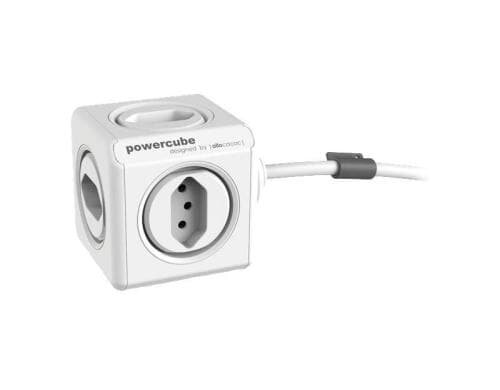 PowerCube Extended weiss 5x T13, 1.5m Zuleitung, Halterung