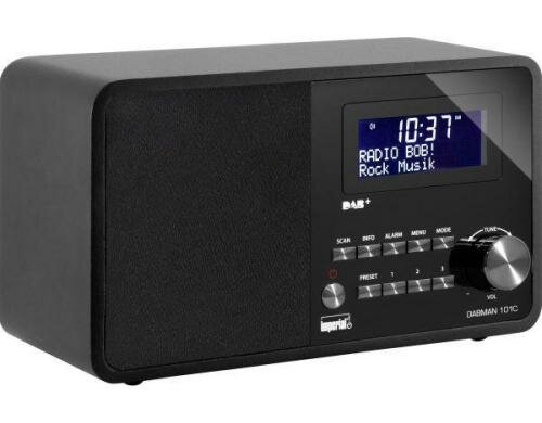 Imperial Dabman 101C, DAB+-Radio, schwarz DAB+ über Kabelnetz