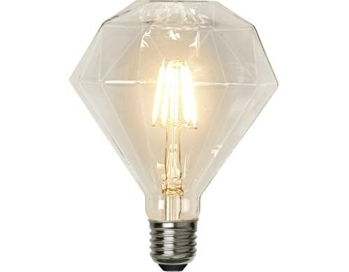 LED Filament Diamant E27 3.2W (30W) klar 320lm, dimmbar, 2700K, EEF: A++