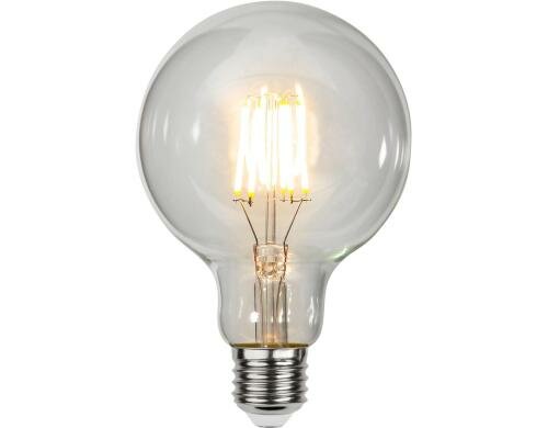 LED Filament Kugel G95 E27 4.7W (40W) klar 470lm, dimmbar, 2700K, EEF: A+