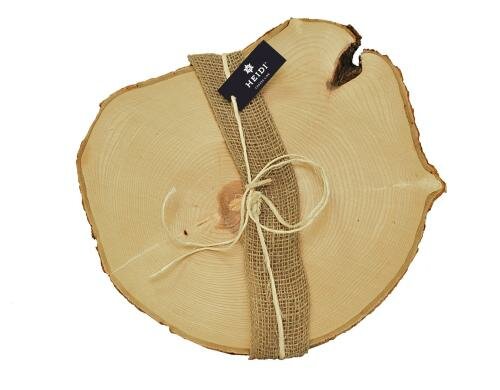Heidi Cheese Line Servierplatte rund 30cm Esche, Grösse 30x2.5cm, Handwäsche