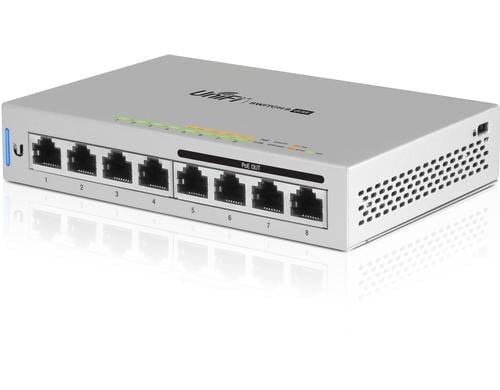 Ubiquiti Unifi Switch US-8-60W: 8 Ports Cloudmanaged, 60W 802.3af PoE Budget