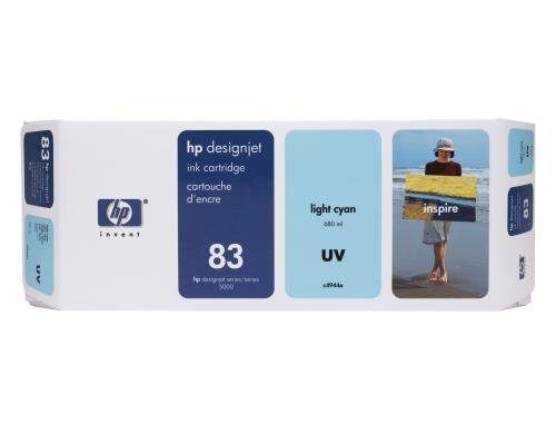 HP Tinte Nr. 83 Cyan hell UV (C4944A) 680ml