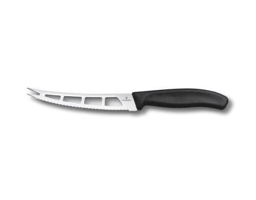 Victorinox Swiss Classic Weichkäsemesser Butter- und Weichkäsemesser, schwarz