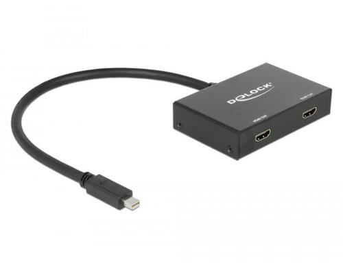 Mini-Displayport zu 2xHDMI Splitter, 4K 2 HDMI Geräte an MiniDP Anschluss. DP V1.2