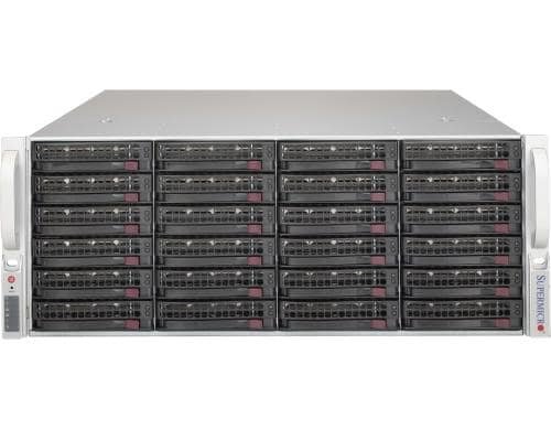 Supermicro SC846BE1C-R1K03JBOD: Gehäuse 19 24 SAS3 Hotswap Bays, 1000W Redundant NT