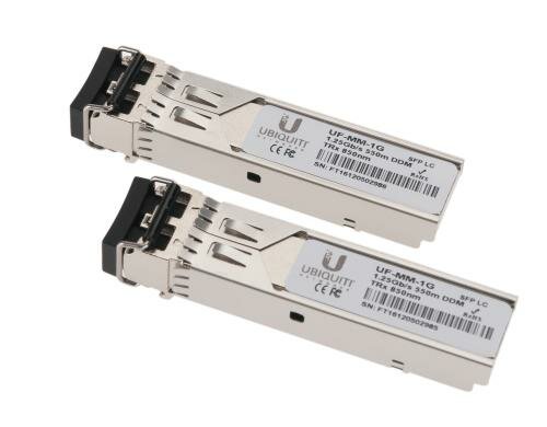 Ubiquiti UF-MM-1G: 2er Set SFP Modul GE, LC-Duplex,Multimode