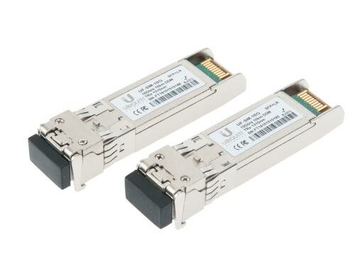 Ubiquiti UF-SM-10G: 2er Set SFP+ Modul 10GE, LC-Duplex, Singlemode