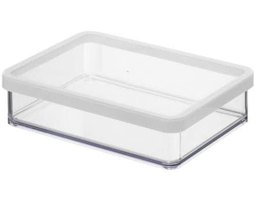 Rotho Premium Dose Loft 1.0 Liter breit weiss , 200x150x48 mm