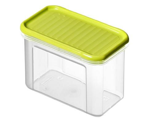 Rotho Vorratsdose Domino Lime 0.75 L grün , 165x90x100 mm