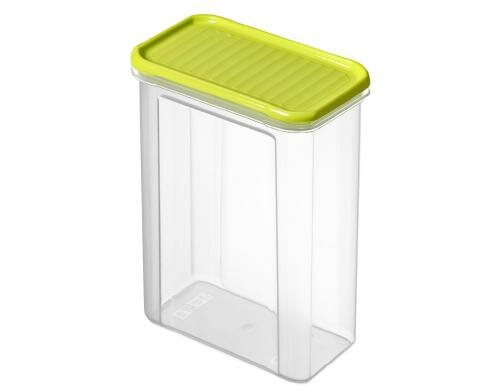 Rotho Vorratsdose Domino Lime 1.5 L grün , 165x90x195 mm
