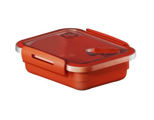 Rotho Mikrowellendose Memory Papaya 0.4 L rot, 150x120x47 mm